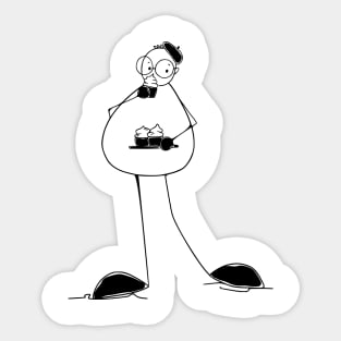 Elegant Doodle Sticker